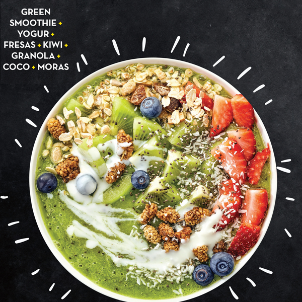 Smoothie bowl verde