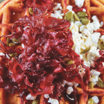 waffles con queso