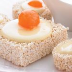 barritas de amaranto con crema de rompope