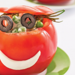 Carita de jitomate relleno