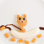 Desayunos para niños fáciles: osito pescador