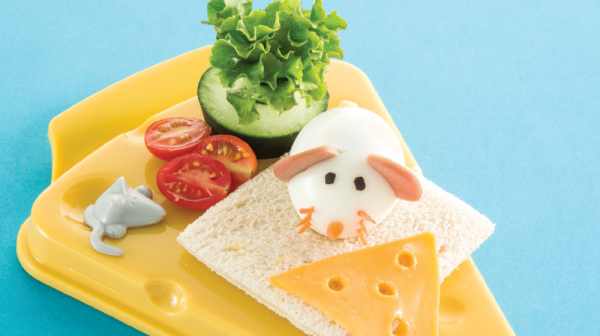 Fobia Corta vida crédito Desayunos para niños nutritivos: huevo ratón divertido