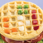 Desayunos para niños saludables: sándwich de waffle