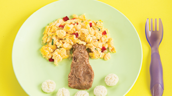 anunciar Generacion Pasivo Huevo a la mexicana con frjioles para niños súper delicioso