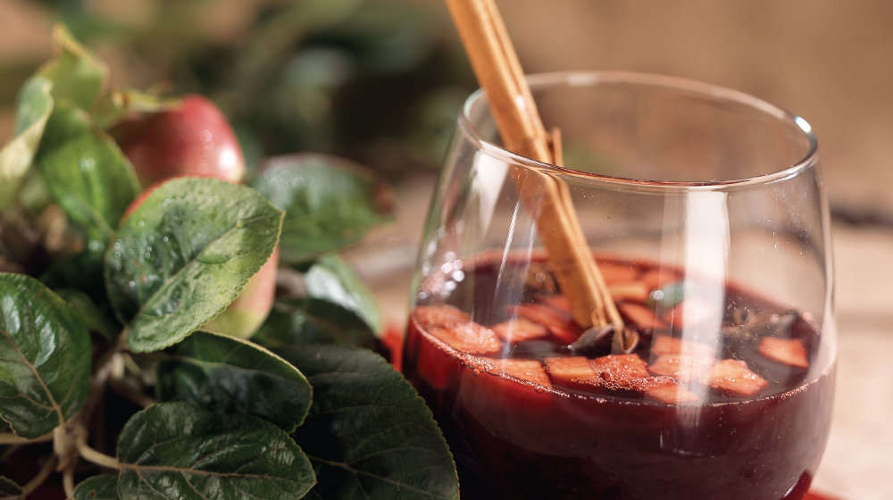 Infusión de anís con vino tinto