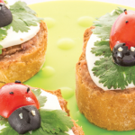 Mini molletes de catarina divertidos