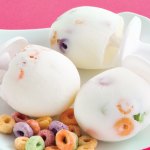Paletas heladas de yogur y cereal