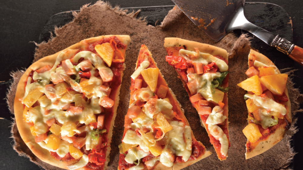 Pizza Hawaiana Receta Original Cocina Facil