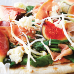 Pizza vegetariana ingredientes exquisitos