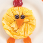 Postres fáciles para niños paso a paso: pollito de piña
