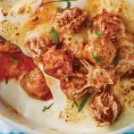 lasaña con bolas de carne