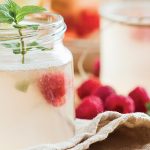 limonada de frambuesa