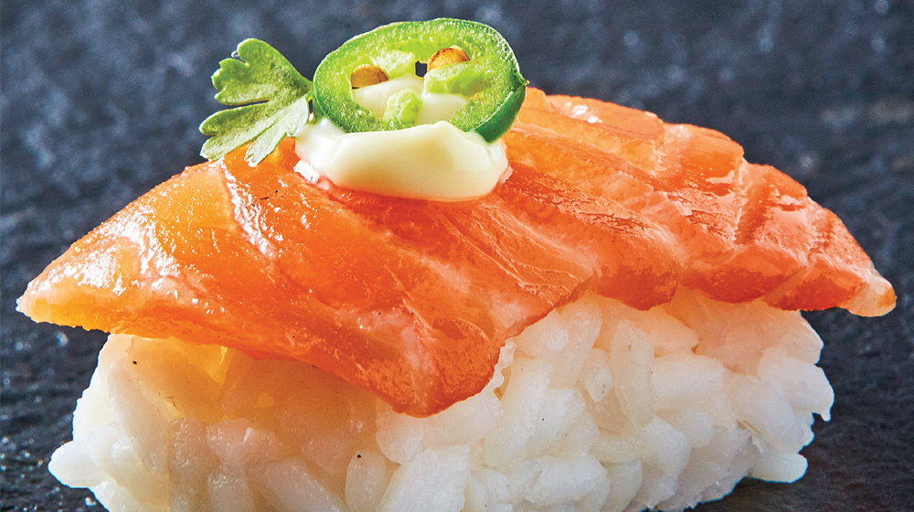 platón de sushi