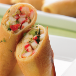 Rollos primavera rellenos de surimi