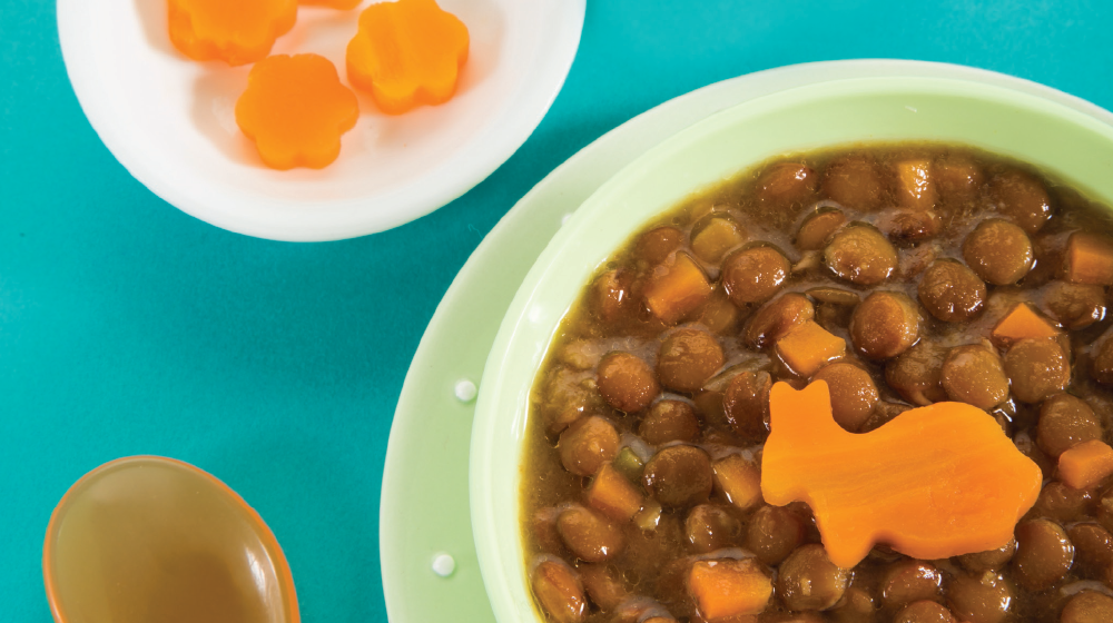 Perfecto Auroch calina Sopa de lentejas receta para niños súper deliciosas