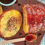 piña rellena de carne