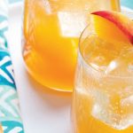 agua de durazno y romero