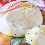 bagel con burrata