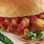 bagel de pechuga de pavo