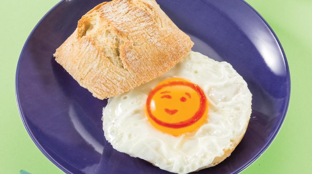 huevo con pan campesino