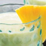 pudín de aguacate piña y coco