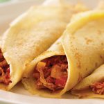 tacos de tinga de pollo