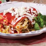 pastel azteca de pollo