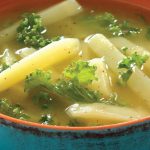 sopa de papa y poro