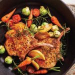 Como preparar chuleta de cerdo con verduras
