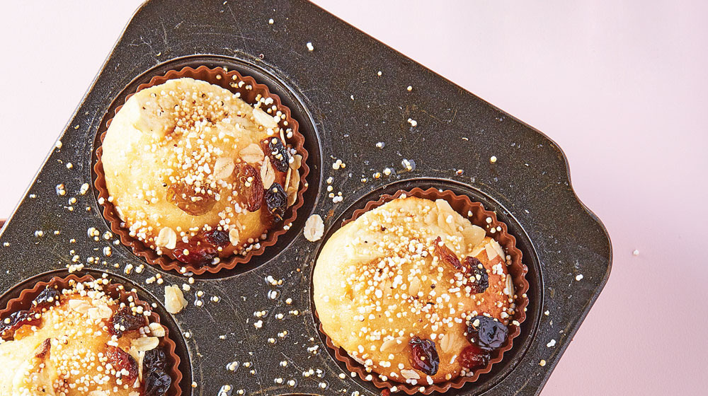 muffins de manzana