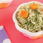 como preparar arroz verde para niños