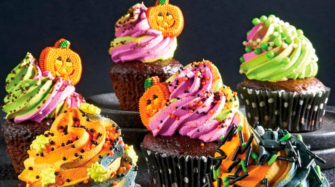 Cupcakes de halloween sabor choconuez
