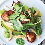 ensalada de shiitake con pollo