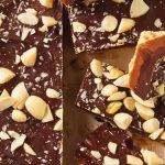 galleta de caramelo y chocolate