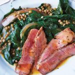 carne con acelgas y lentejas