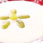 crema de uvas y queso