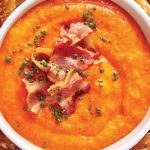 dip de pimiento morron asado con tocino