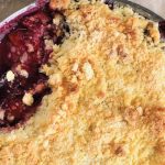 crumble receta ciruela
