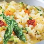 Risotto recept met groenten en spek