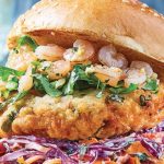 hamburguesa de cangrejo