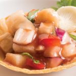 ceviche vegano con setas