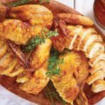 pollo rostizado receta con ajo, limón y tomillo