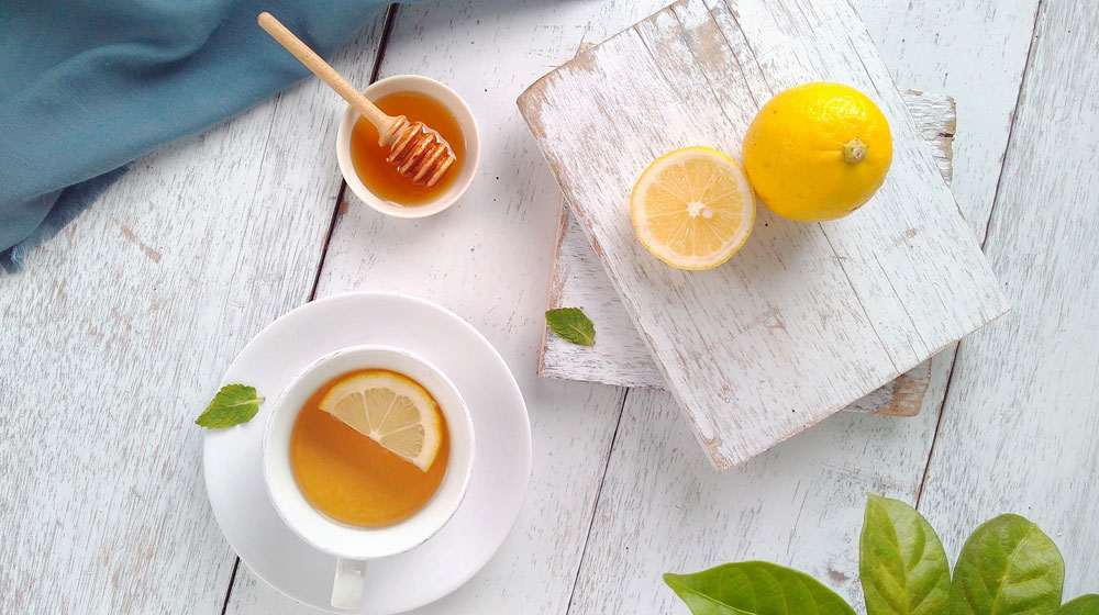 té de limón y miel