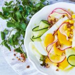Receta de ensalada de elote con jícama y mango