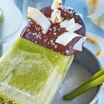 paletas de chocolate con matcha