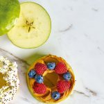 Postres fáciles para niños paso a paso: bagel de manzana