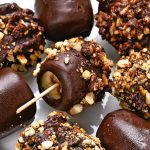 Receta de brochetas de plátano con chocolate