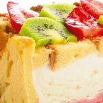 Cassata de coco y fresa