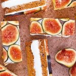 Rectángulos de tarta de higo