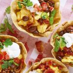 Canastitas de chorizo con huevo para tu desayuno